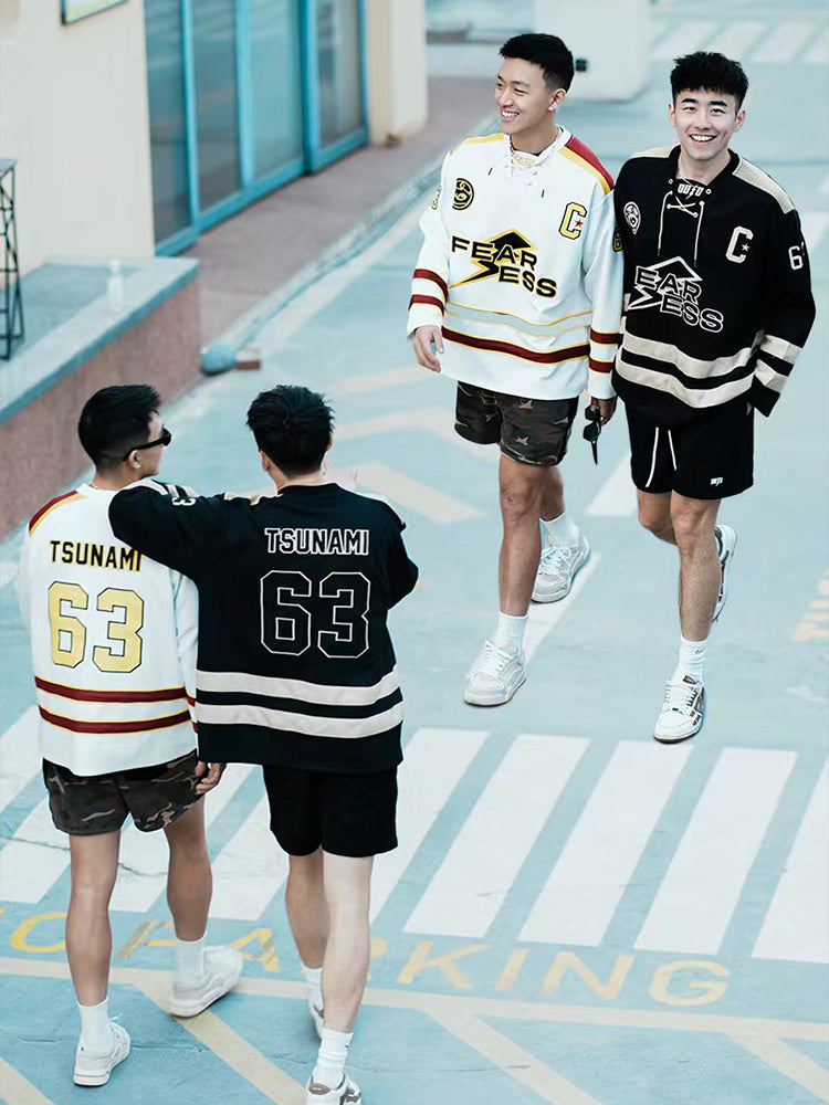 OOTC Letters Lightning Bolt Hockey Jersey | Face 3 Face