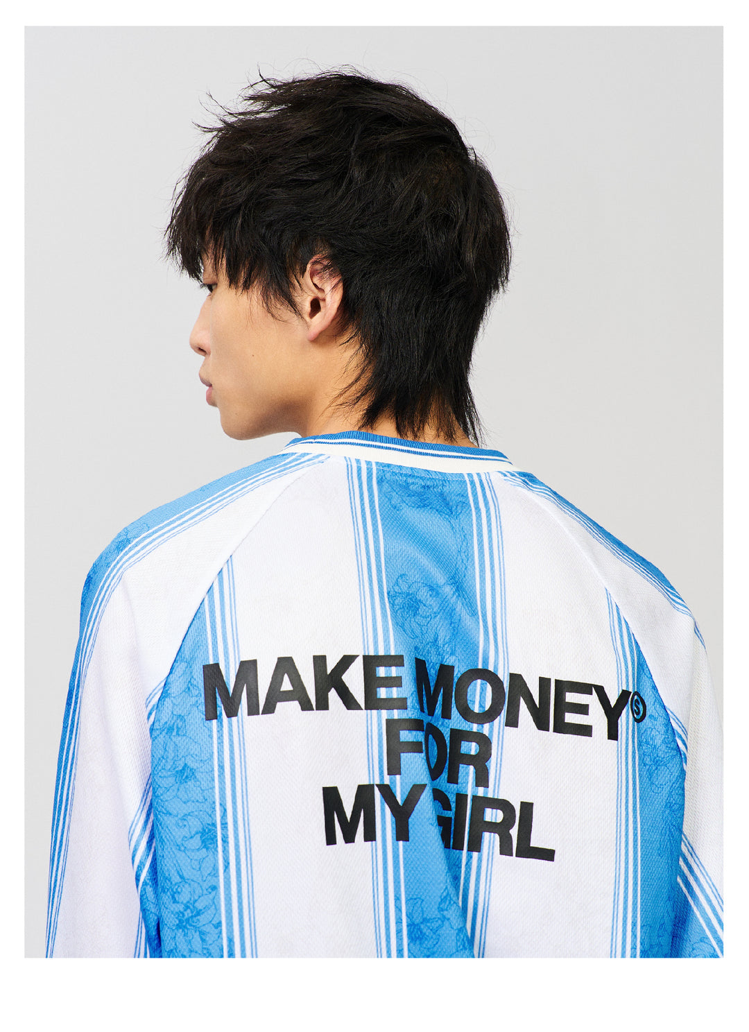 S45 Lily Floral Striped Long-Sleeve Jersey | Face 3 Face