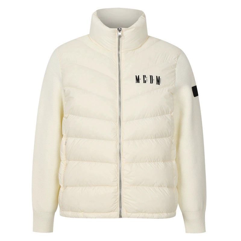 MEDM Shoulder Patchwork Lightweight Down Jacket | Face 3 Face