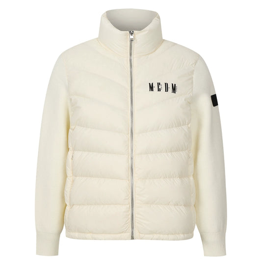 MEDM Shoulder Patchwork Lightweight Down Jacket | Face 3 Face