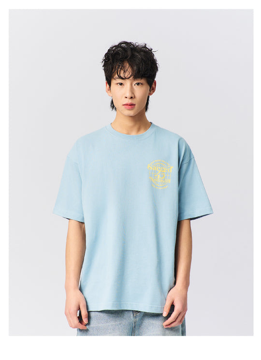 S45 New Earth Logo Printed Tee | Face 3 Face