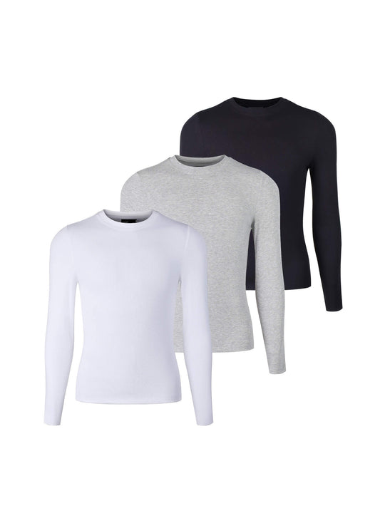 S45 Stretch Fit Basic Long Sleeve Tee | Face 3 Face