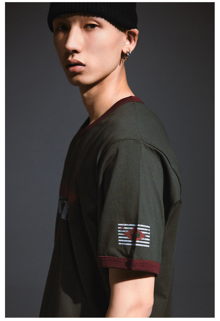 Remedy Aged Star Print Tee | Face 3 Face