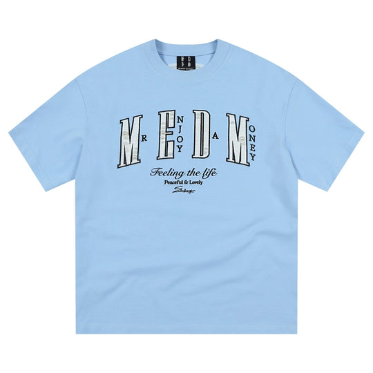 MEDM Patch Embroidered Pearl Tee | Face 3 Face