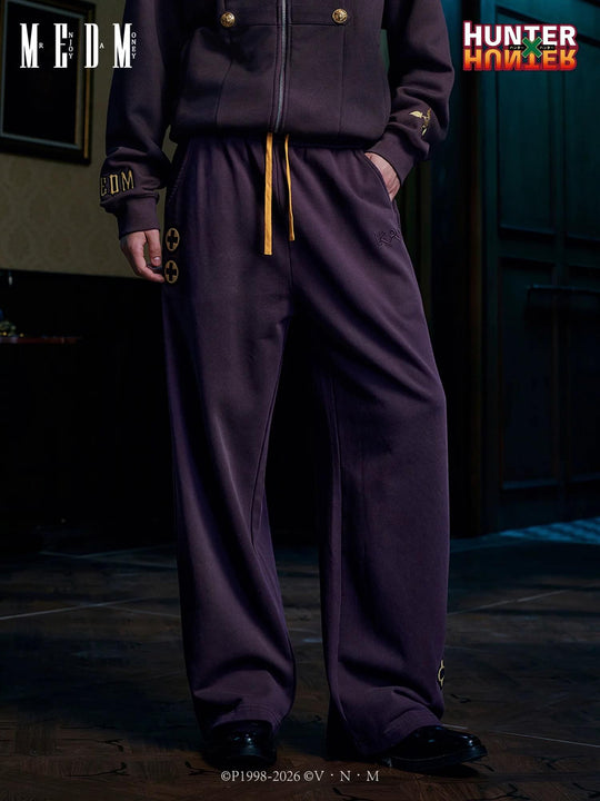 MEDM × HUNTER×HUNTER Kuroro Inverted Cross Patch Washed Sweatpants
