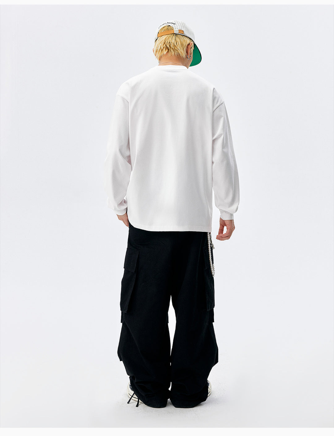 MEDM Pearl Patch Logo Long Sleeve Tee | Face 3 Face