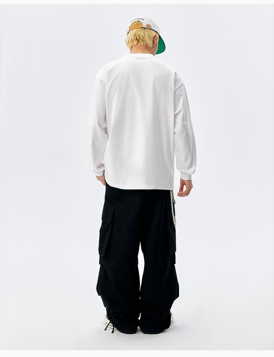 MEDM Pearl Patch Logo Long Sleeve Tee | Face 3 Face