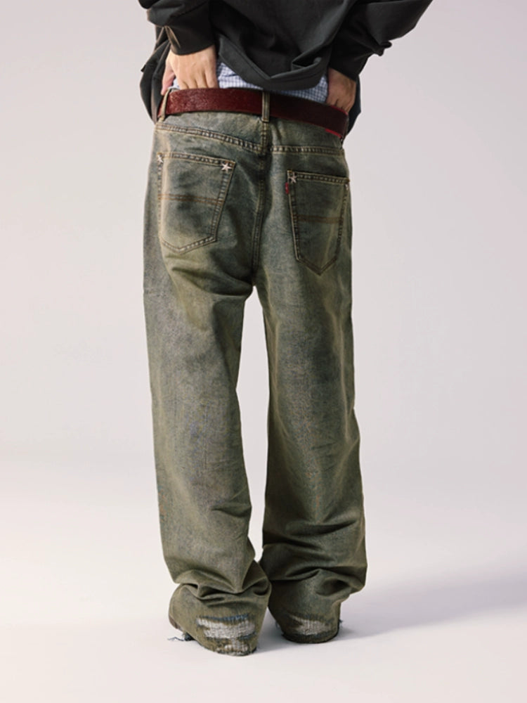 Remedy Washed Star Studs Jeans | Face 3 Face