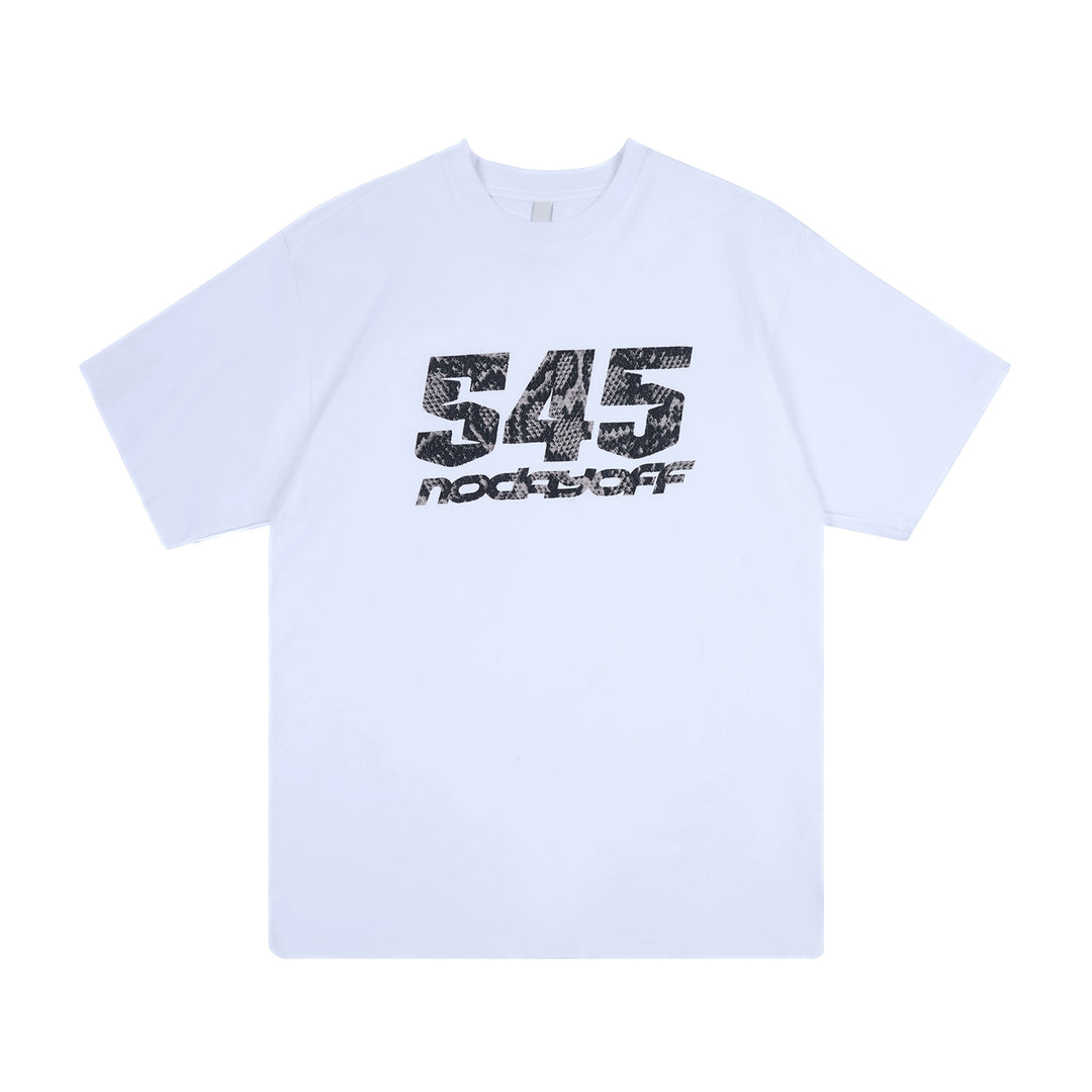 S45 Snake Pattern Basic Logo Tee | Face 3 Face