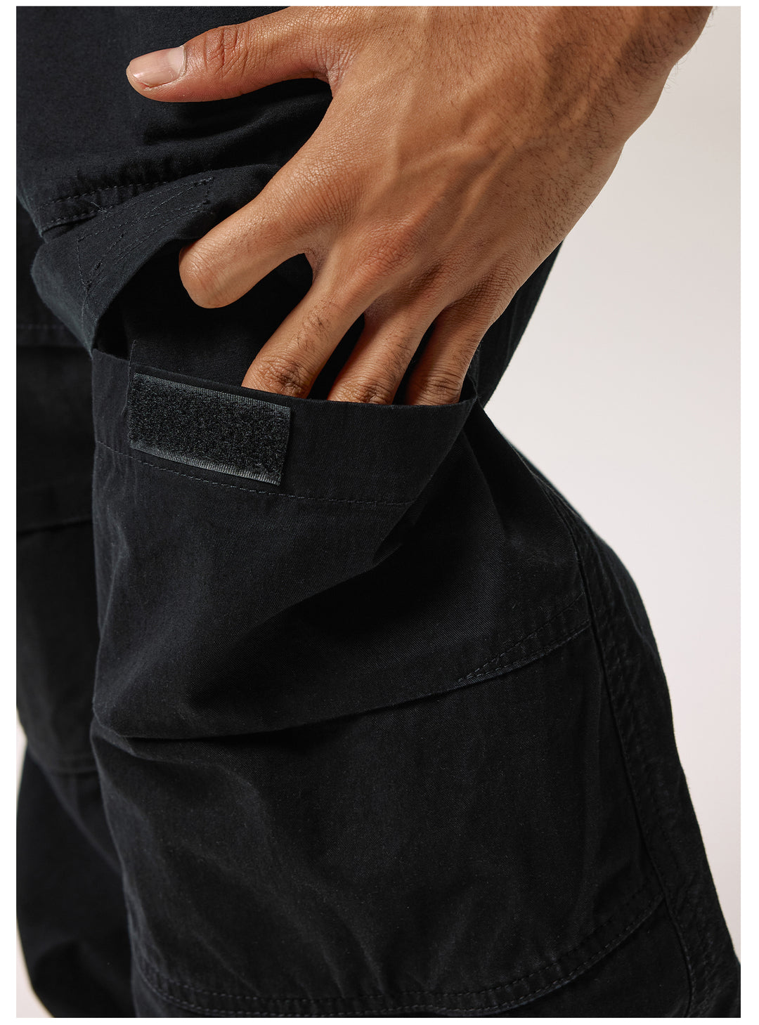 Remedy Velcro Front Pocket Baggy Work Pants | Face 3 Face