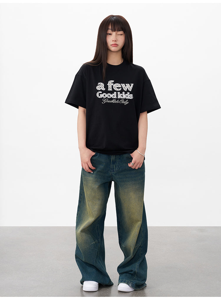 AFGK Pearl Patch Embroidered Tee | Face 3 Face