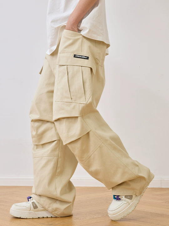 Harsh and Cruel Pleated Paratrooper Work Cargo Pants | Face 3 Face