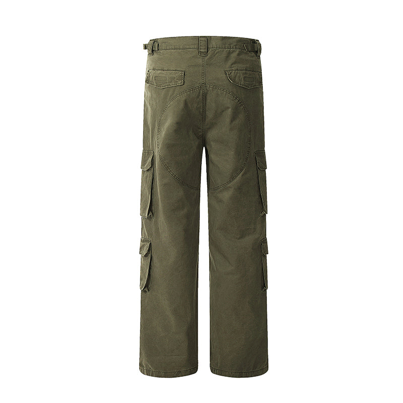 F3F Select Washed & Aged 3D Multi Pocket Work Pants
