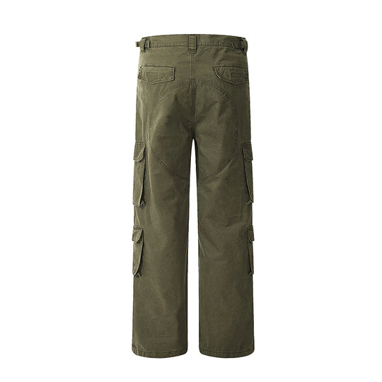 F3F Select Washed & Aged 3D Multi Pocket Work Pants