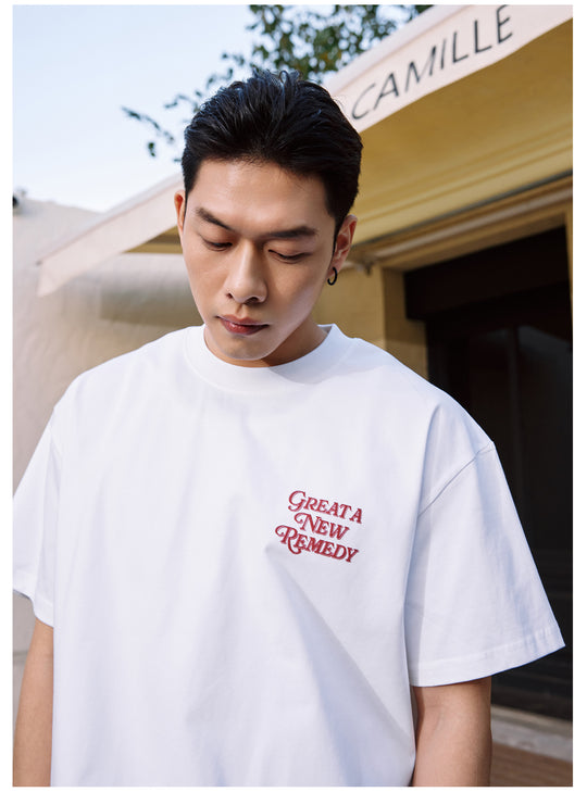 Remedy GREAT A NEW REMEDY SOON Foam Print Cool Touch Tee | Face 3 Face