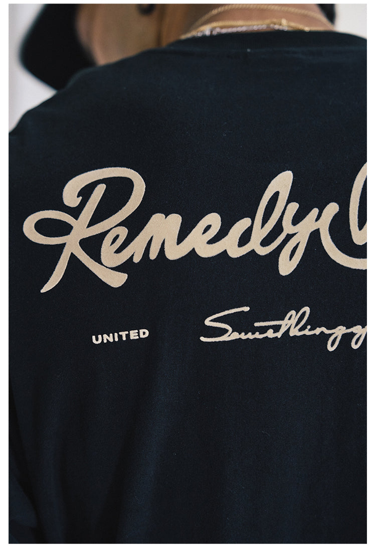 Remedy Script Print Long Sleeve Tee | Face 3 Face
