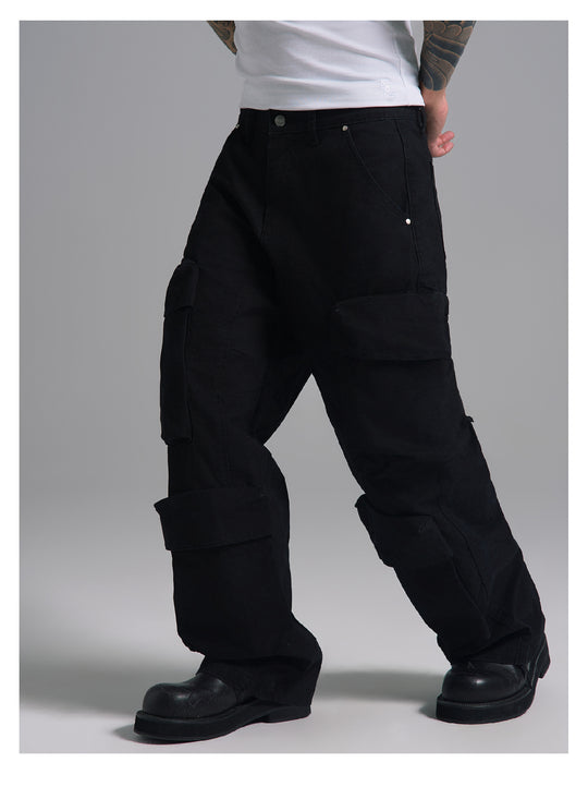 S45 Logo Embroidered Cargo Pants | Face 3 Face
