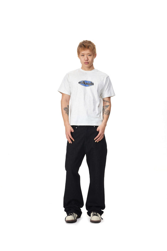EVILKNIGHT(EK) Emblem Logo Print Short Sleeve Tee | Face 3 Face