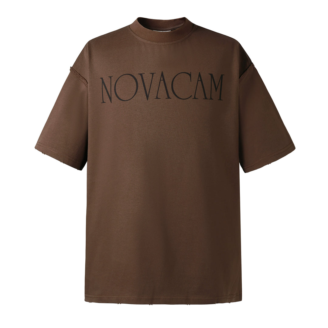 NOVACAM Simple Logo Ground Edge Backstitch Tee | Face 3 Face