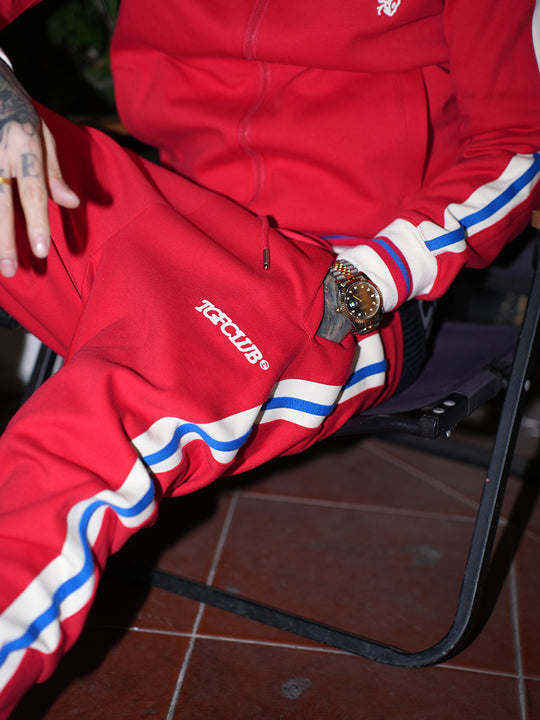 TGFCLUB Snake Design Side Stripe Track Jacket and Track Pants | Face 3 Face