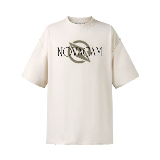 NOVACAM Vintage Letters Logo Frayed Destruction Tee | Face 3 Face