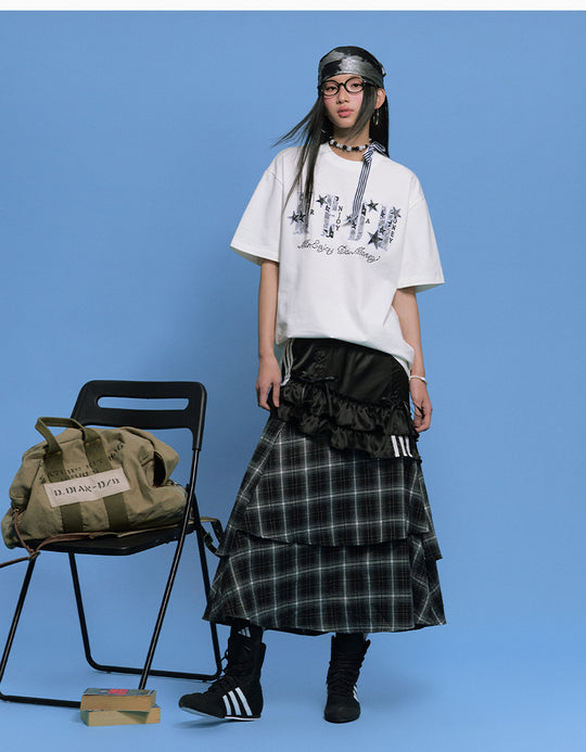 MEDM Star Lace Patch Logo Tee | Face 3 Face