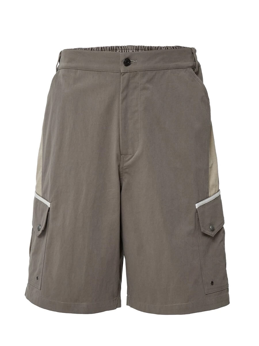 F2CE Color Block Patchwork Pocket Utility Shorts | Face 3 Face