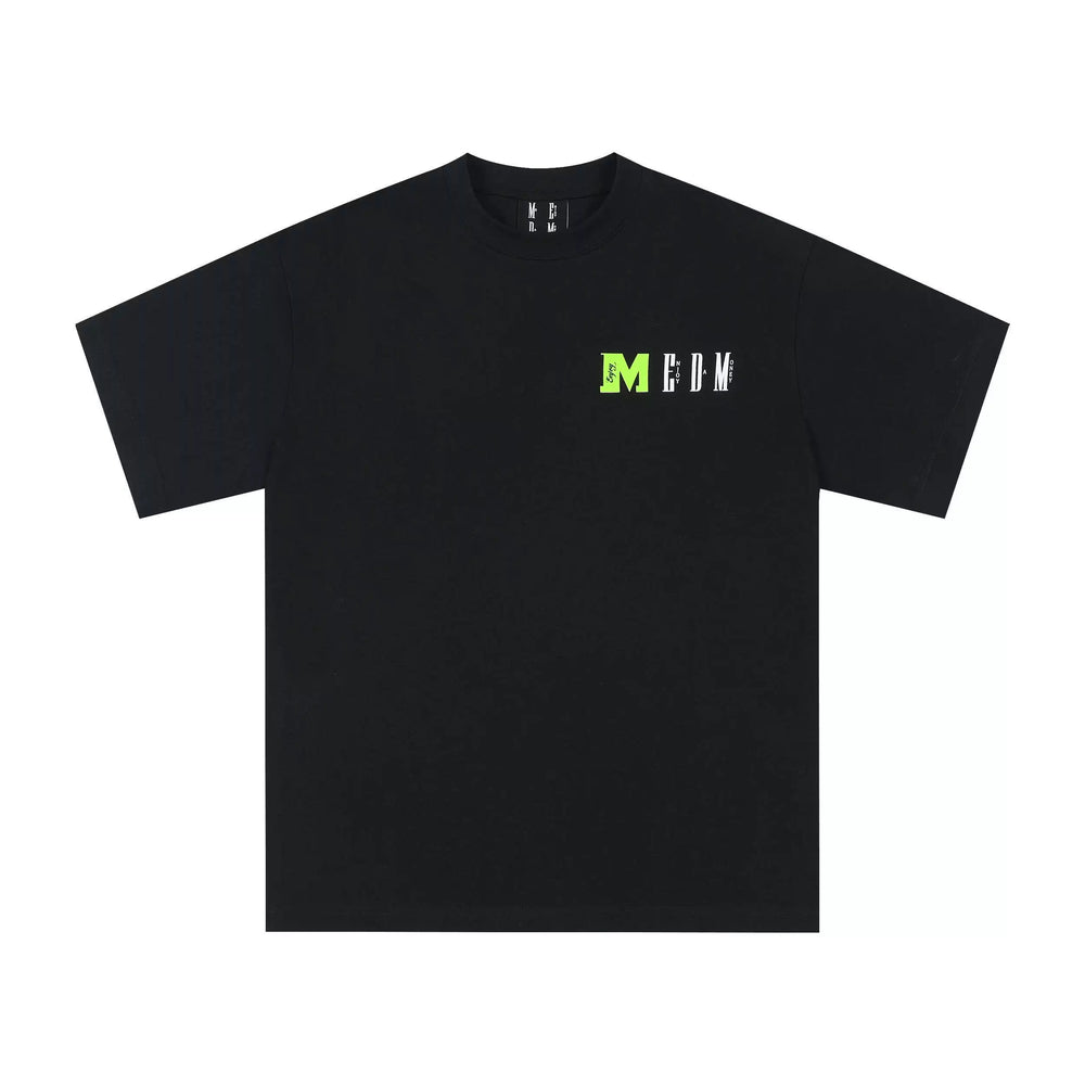 MEDM Colorblock Logo Print Tee | Face 3 Face