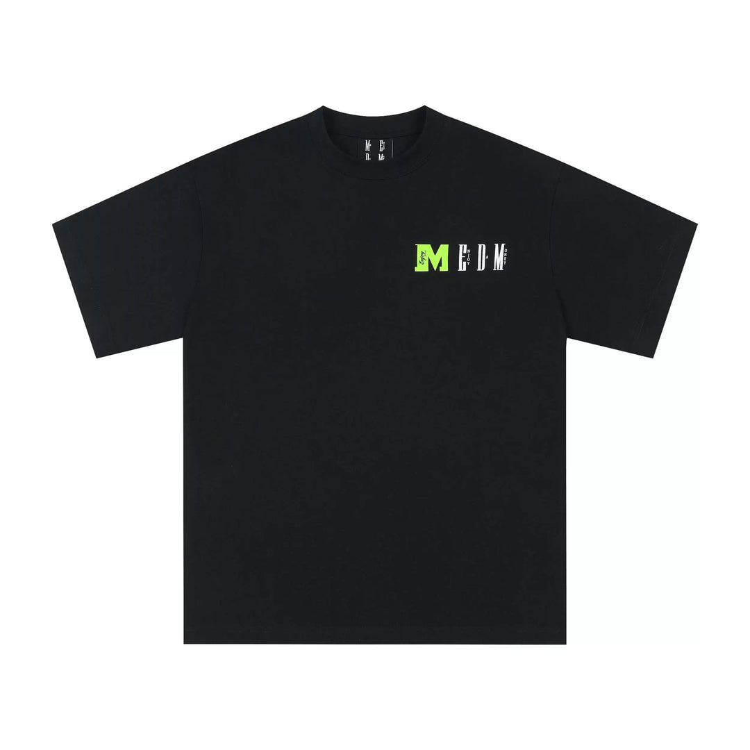 MEDM Colorblock Logo Print Tee | Face 3 Face