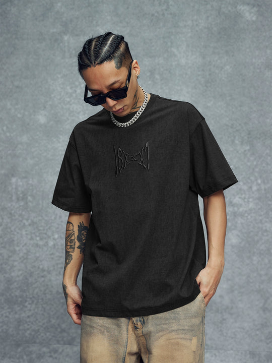 1807 18XXX7 3D Embroidered Tee | Face 3 Face