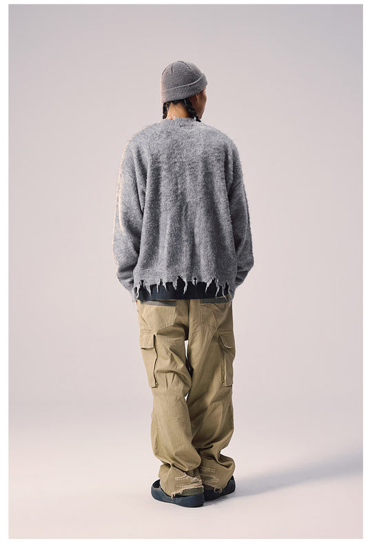 Remedy Distressed Knit Cardigan | Face 3 Face