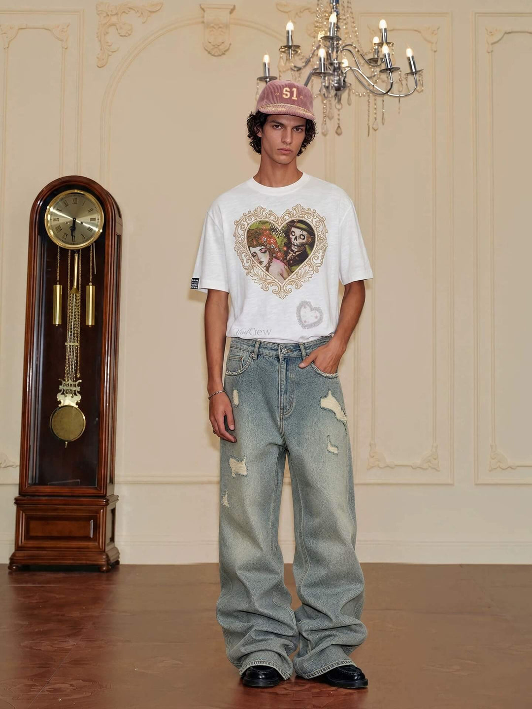 YADcrew Vintage Washed Ripped Jeans | Face 3 Face