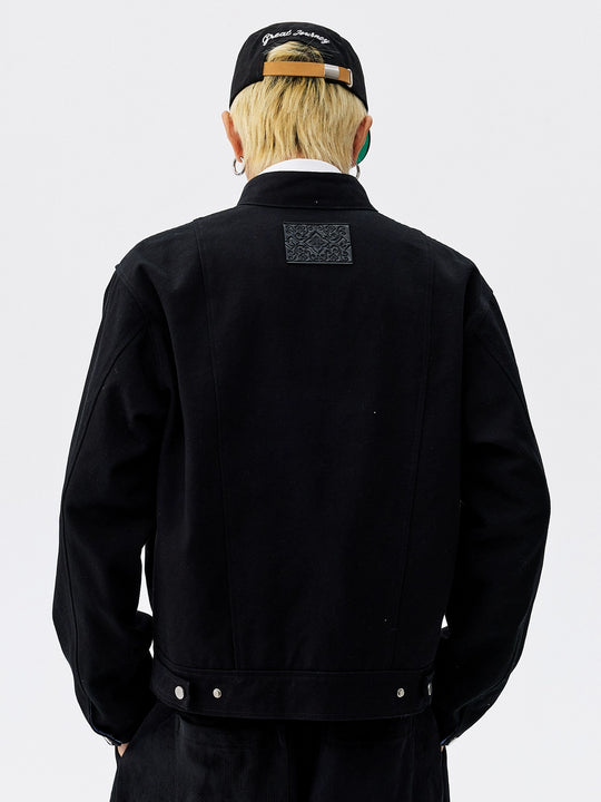 MEDM Plaid Lined Work Jacket | Face 3 Face