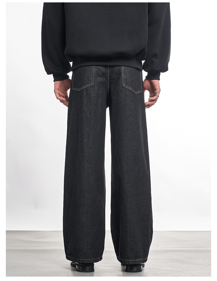 F3F Select Drawstring Belt Patch Pocket Jeans | Face 3 Face