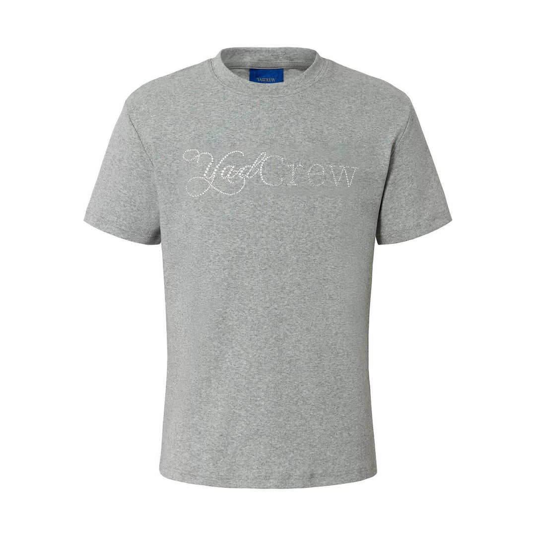 YADcrew Rhinestone Logo Slim Fit Tee | Face 3 Face