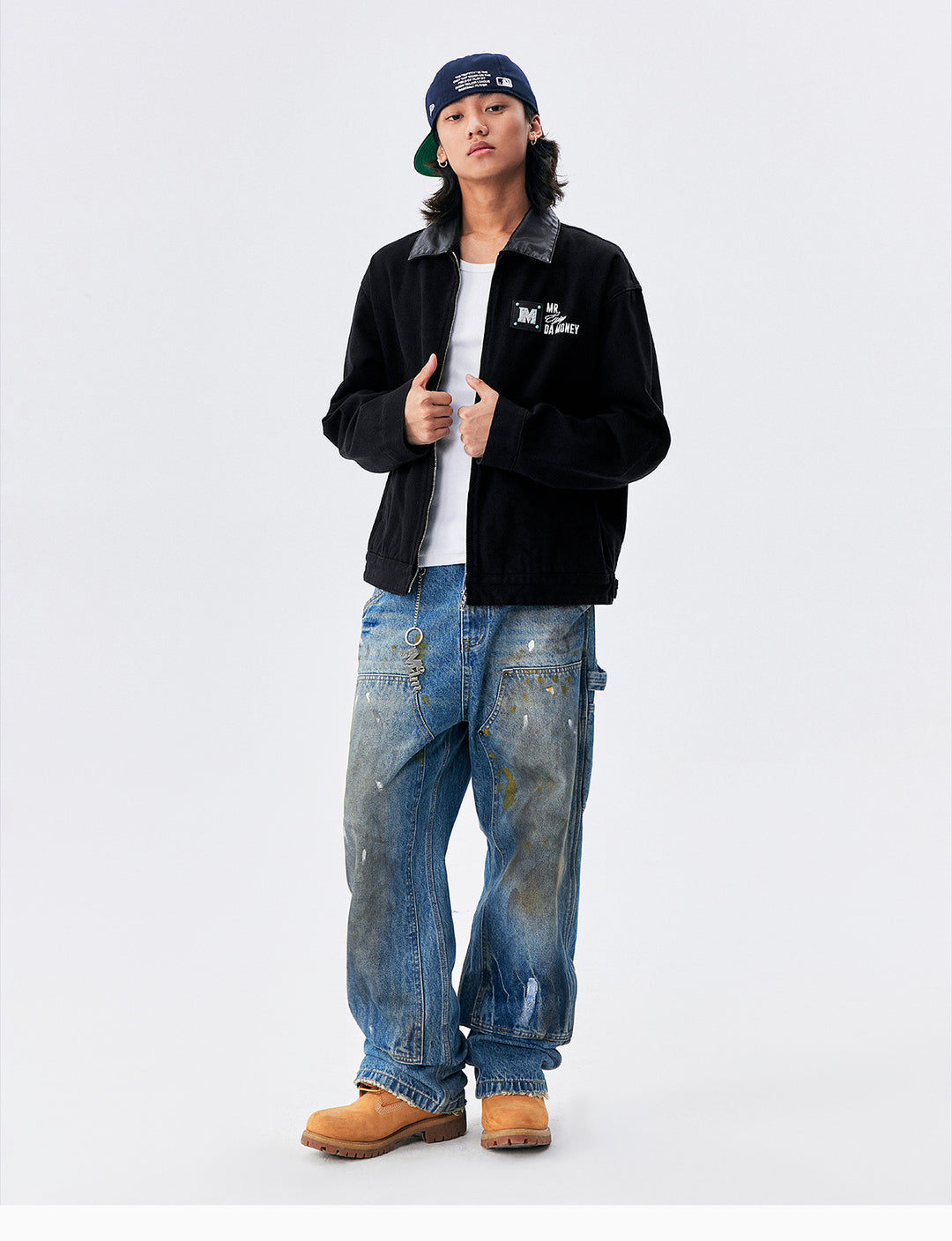 MEDM Turquoise Metal Patch Detroit Jacket | Face 3 Face