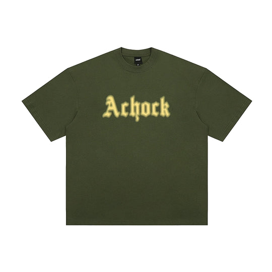 Achock Dot Logo Blur Print Tee | Face 3 Face