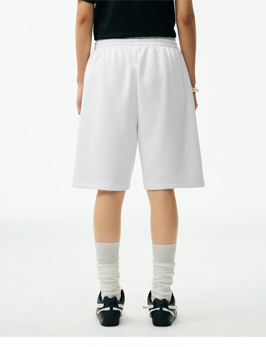 MEDM Colorful Logo Embroidered Sweat Shorts | Face 3 Face