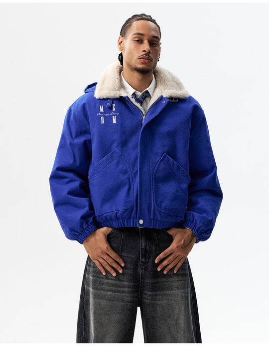 MEDM Sherpa Fleece Quilted Work Jacket | Face 3 Face