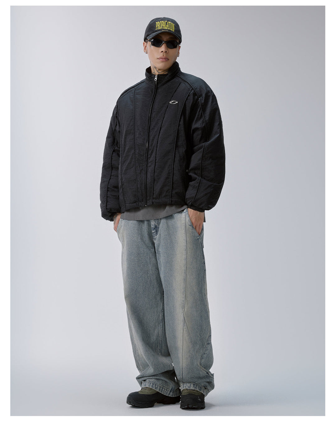 F2CE Deconstruction Patchwork Washed Jeans | Face 3 Face