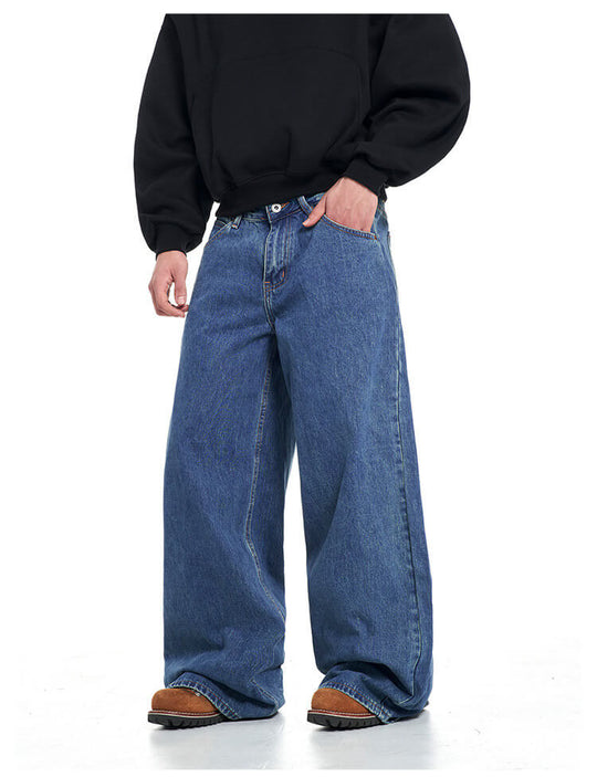 F3F Select Vintage Light Wash Baggy Jeans | Face 3 Face