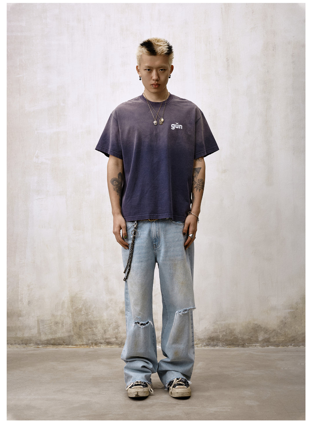 Remedy Dot Print Washed Tee | Face 3 Face