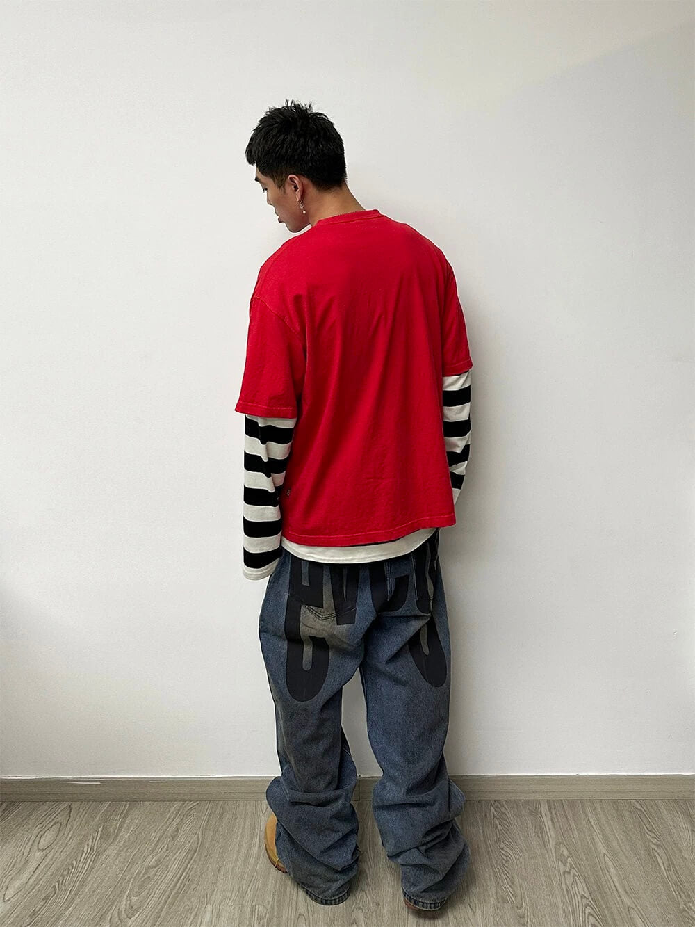 EVETS Dirty Wash Print Jeans | Face 3 Face