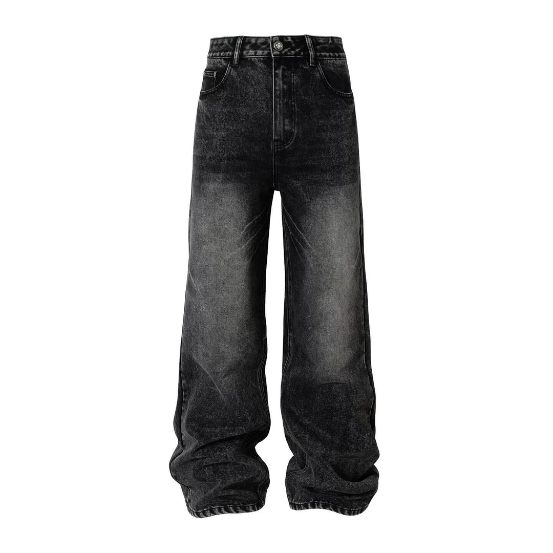 YADcrew Vintage Whiskered Washed Flared Jeans | Face 3 Face