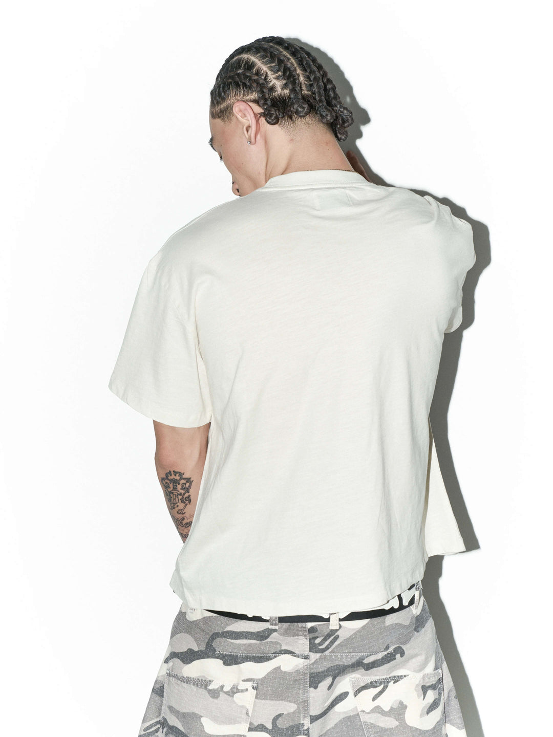 LIBERAFIT Vintage Washed Surfing Print Short Sleeve Tee | Face 3 Face