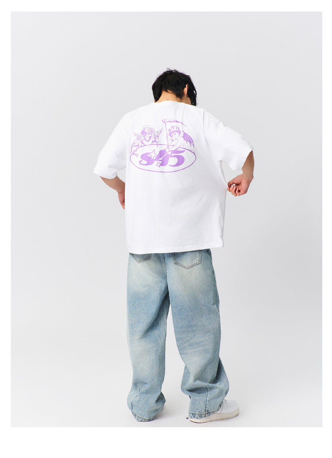 S45 Angel and Devil Print Tee | Face 3 Face