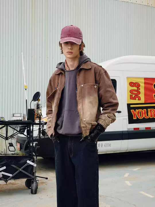 SOD Co. Aged Heavy Washed Deconstructed Carpenter Jacket | Face 3 Face