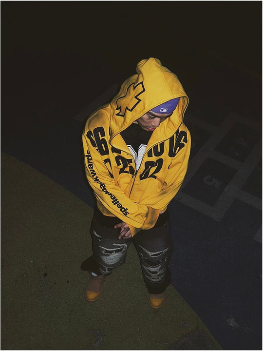 EVETS Old Dirty Graphic Zip Up Hoodie | Face 3 Face