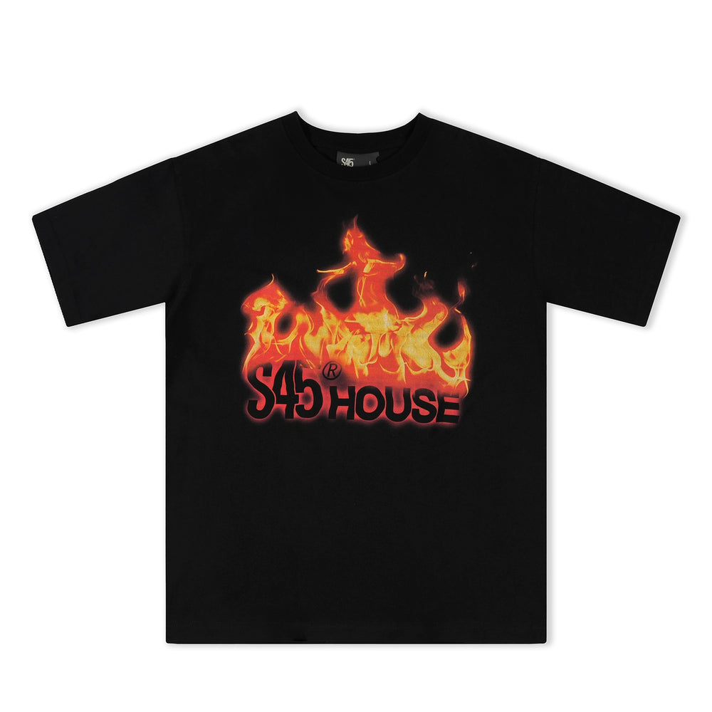 S45 Flame Logo Print Tee | Face 3 Face
