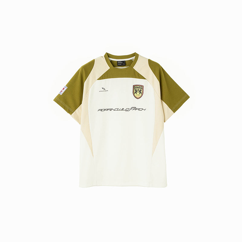 ARCH BY ROARINGWILD Roaring Beast Geometric Patchwork Soccer Jersey | Face 3 Face